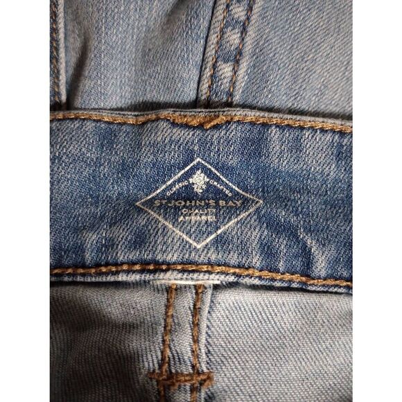 St Johns Bay Jeans Ladies 16 Straight Leg Light Wash - Picture 5 of 10